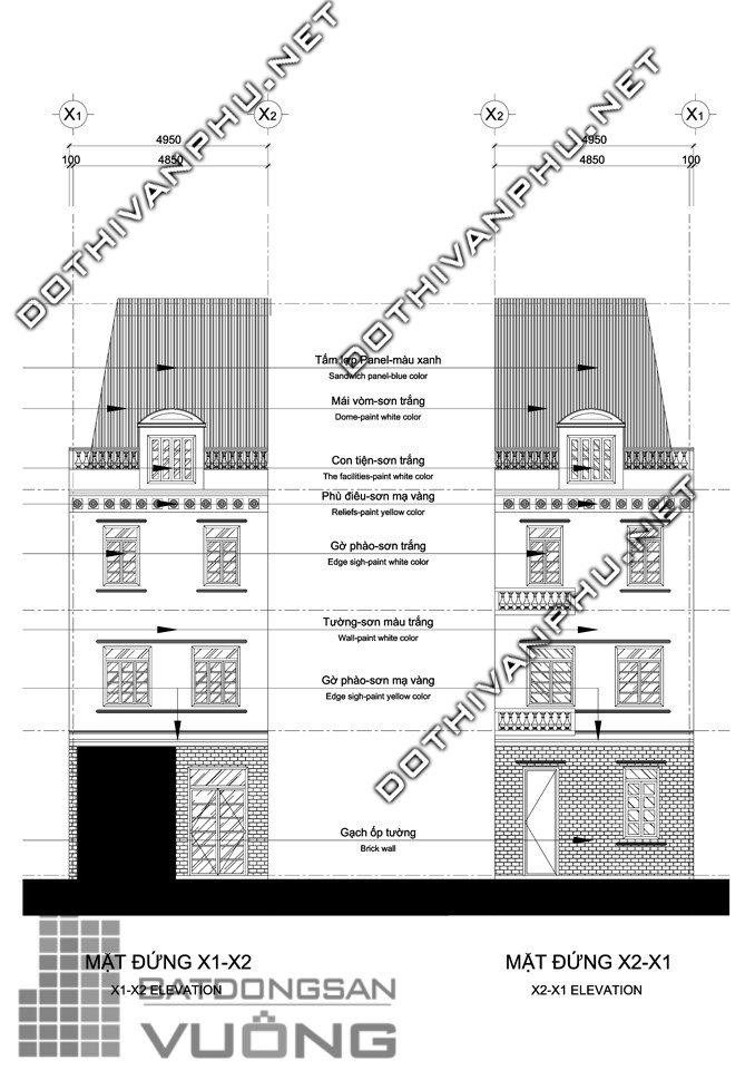 liền kề Cleve Văn Phú - Liền kề Văn Phú Hibrand - Liền kề Văn Phú Hàn Quốc