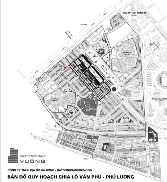 Quy hoạch khu đô thị Văn Phú - Hà Đông - Hà Nội