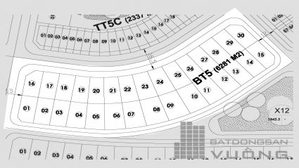 Bán Biệt thự phân khu BTVP lô BT5, mặt đường 16.5m, nhà hướng Tây - Bắc, Khu đô thị Văn Phú [#H918.809]